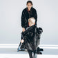 Women's Wool Puff Jacket - Black - Natural, Non-Toxic & Insulated with 100% Wool - MellowConceptStore