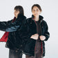 Women's Wool Puff Jacket - Black - Natural, Non-Toxic & Insulated with 100% Wool - MellowConceptStore