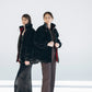 Women's Wool Puff Jacket - Black - Natural, Non-Toxic & Insulated with 100% Wool - MellowConceptStore