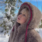Baby/Kid Jacket in Teddy Wool Melange Brown