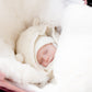 White Natural Sheepskin Stroller Sleeping Bag