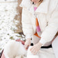 White Natural Sheepskin Stroller Sleeping Bag