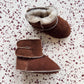 Brown Baby Natural Sheepskin Boots