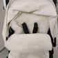 Kinderwagen-Schlafsack aus natürlichem Schaffell, weiß