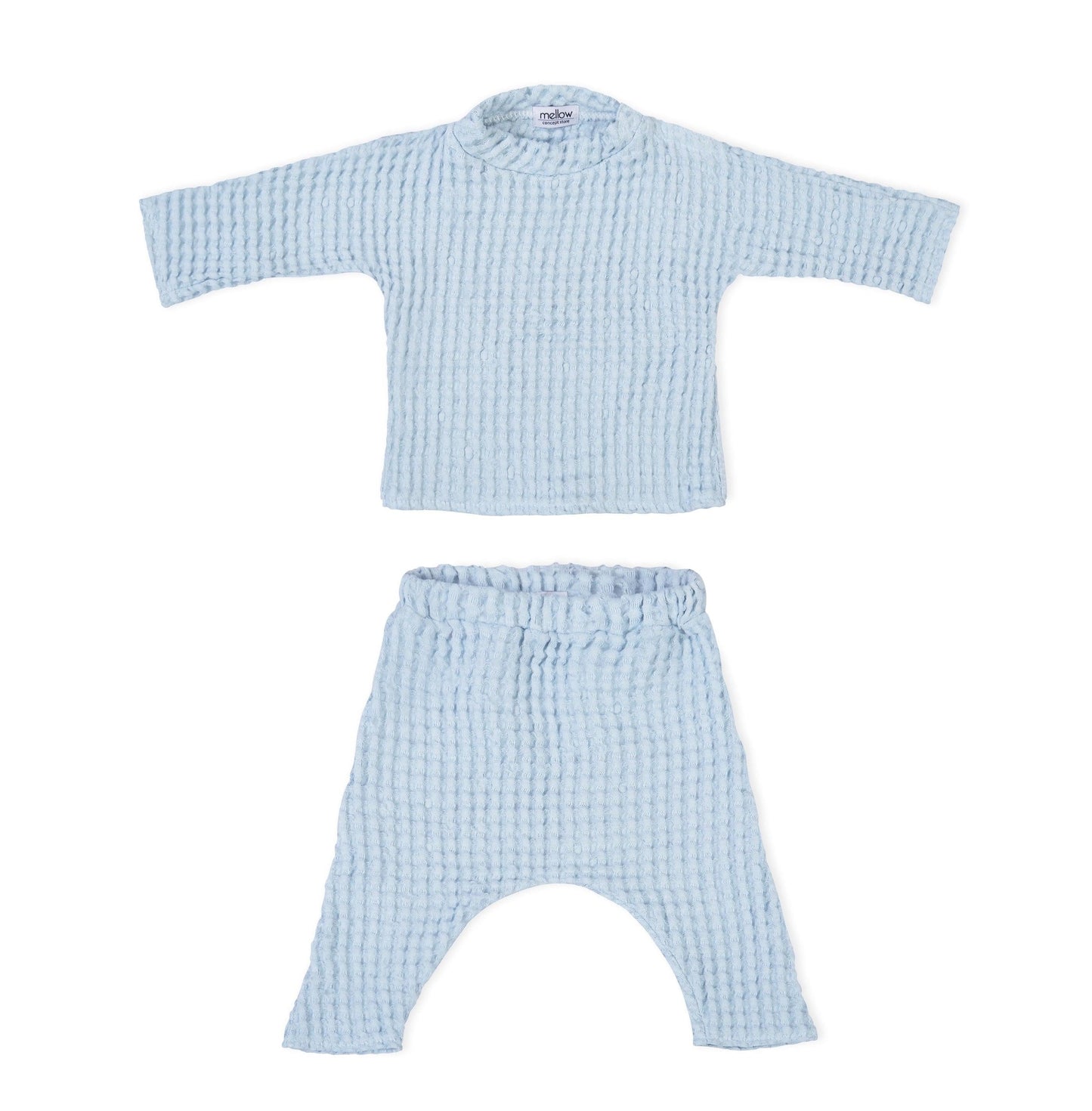 Linen Baby/Kid Blue Clothing Set