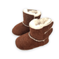 Brown Baby Natural Sheepskin Boots