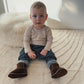 Brown Baby Natural Sheepskin Boots